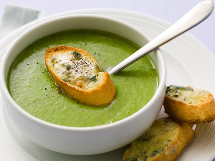 Broccoli soup with cheese recipe